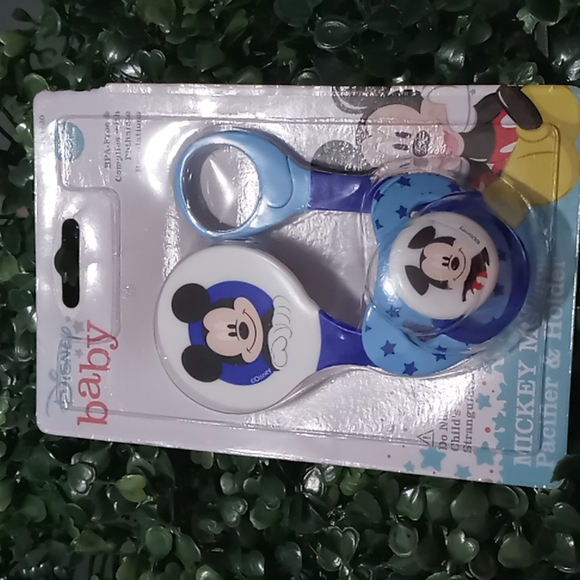 Mickey mouse pacifier & Holder